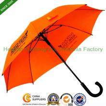 23 Inch Fiberglass Quality Straight Umbrella with Customized Logo (SU-0023FA)